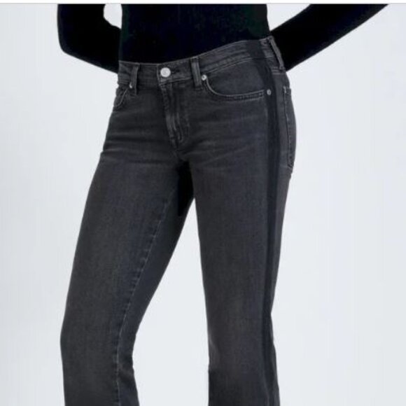 7 For All Mankind The Original Bootcut in Shade Belle Sz 30 – Long Inseam Black - Picture 12 of 12